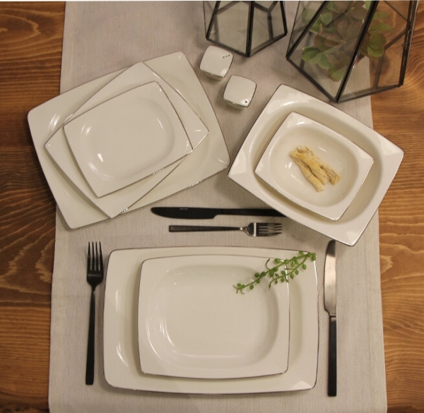 Porland Platin 57 Parça Yemek Takımı (57 Parça)