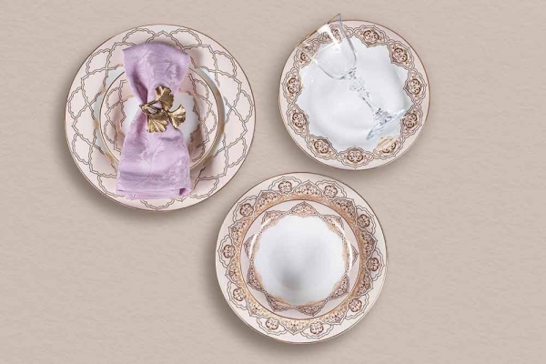 Porland Glam 60 Parça Yemek Takımı