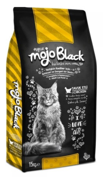 MyCat Mycat Mojo Black Tavuk Etli Yetişkin 15 kg Kedi Maması