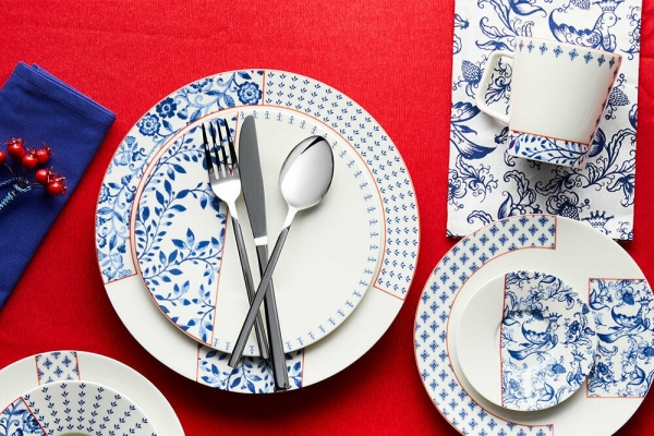 Porland Folksy 18 Parça Yemek Takımı (18 Parça)