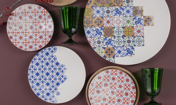 Porland Tiles 19 Parça Yemek Takımı