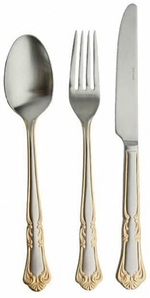 Porland Barok Gold 84 Parça Çatal Kaşık Bıçak Takımı