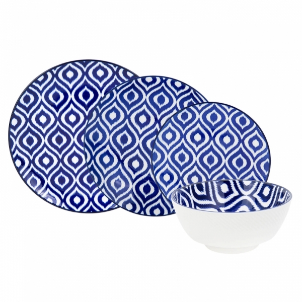 Jumbo Ikat 16 Parça Yemek Takımı