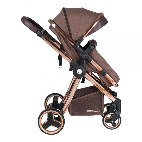 Safe Line Moon Bakır Chrome Travel Sistem Bebek Arabası