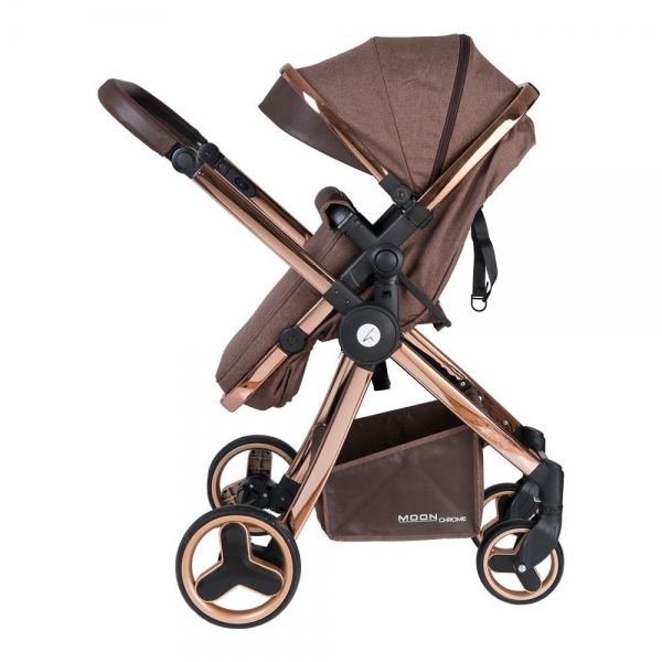 Safe Line Moon Bakır Chrome Travel Sistem Bebek Arabası