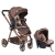 Safe Line Moon Bakır Chrome Travel Sistem Bebek Arabası