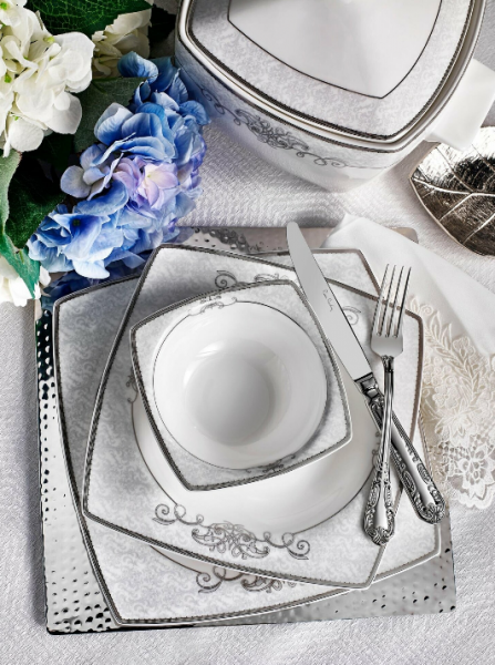 Pierre Cardin Sandra 60 Parça Yemek Takımı