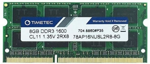 Timetec 78AP16NUSL2R8-8G 8 GB 1600 MT