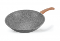 Karaca Silver Stone Bio Granit Wok Tava 28 cm resim