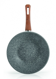 Karaca Silver Stone Bio Granit Wok Tava 28 cm