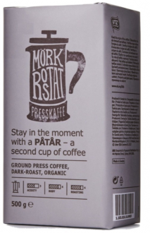 Patar Mörk Rostat Organik French Press Filtre Kahve 500 gr