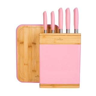Karaca Nordic Pink Bıçak Seti 7 Parça