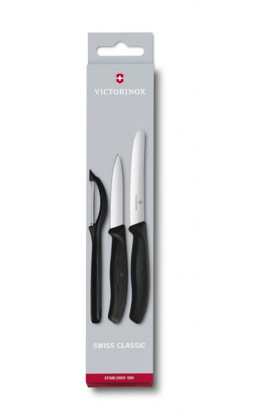 Victorinox Swiss Classic Soyma Bıçağı Seti 3 Parça
