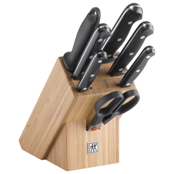 Zwilling Twin Chef 2 Bambu Standlı Bıçak Seti 8 Parça