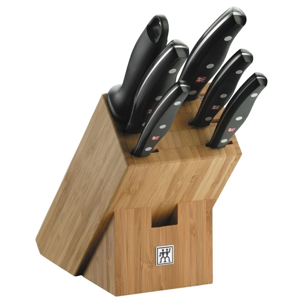 Zwilling Twin Pollux Bambu Standlı Bıçak Seti 7 Parça