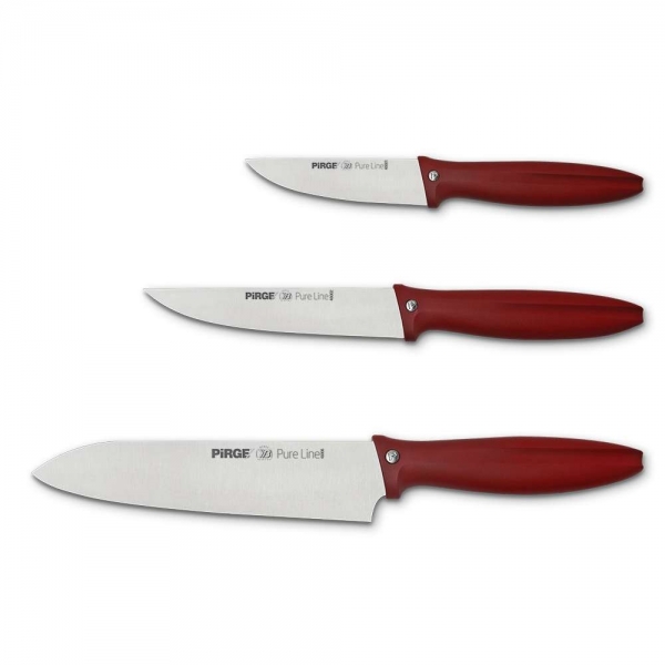 Pirge Pure Line 48010 Bıçak Seti 3 Parça