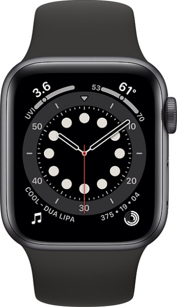 Apple Watch Series 6 (40mm) Uzay Grisi Alüminyum Kasa ve Spor Kordon Akıllı Saat