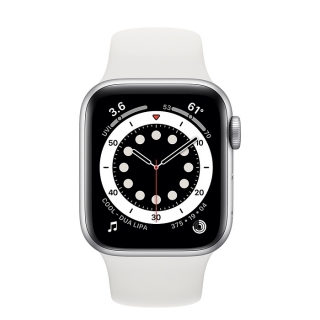 Apple Watch Series 6 (40mm) Gümüş Rengi Alüminyum Kasa ve Spor Kordon Akıllı Saat