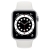 Apple Watch Series 6 (44mm) Gümüş Rengi Alüminyum Kasa ve Spor Kordon Akıllı Saat
