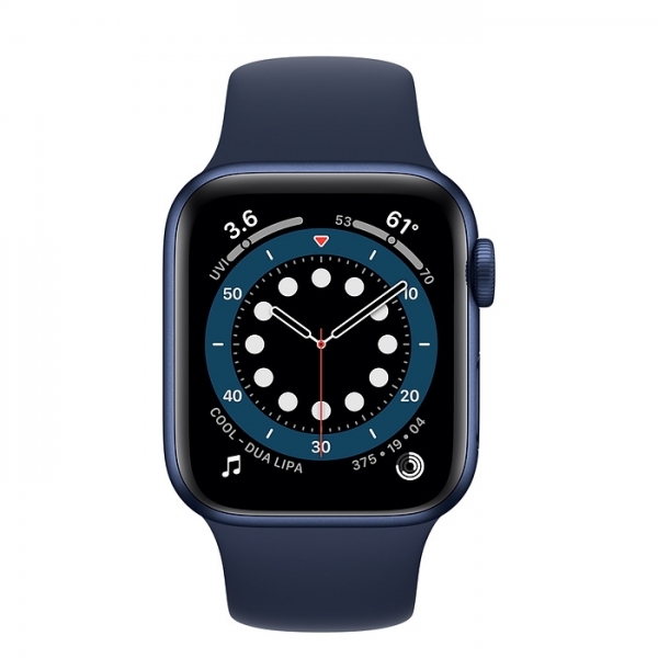 Apple Watch Series 6 (40mm) Mavi Alüminyum Kasa ve Spor Kordon Akıllı Saat
