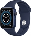 Apple Watch Series 6 (40mm) Mavi Alüminyum Kasa ve Spor Kordon resim