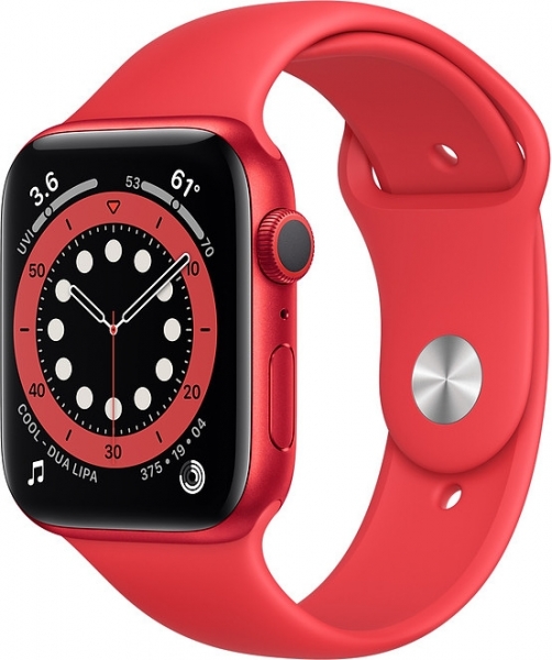 Apple Watch Series 6 (44mm) (Product)Red Alüminyum Kasa ve Spor Kordon Akıllı Saat