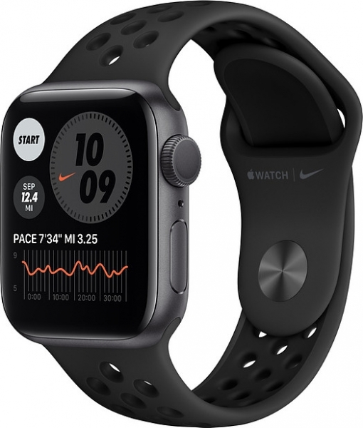 Apple Watch Nike Series 6 (40mm) Uzay Grisi Alüminyum Kasa ve Nike Spor Kordon Akıllı Saat