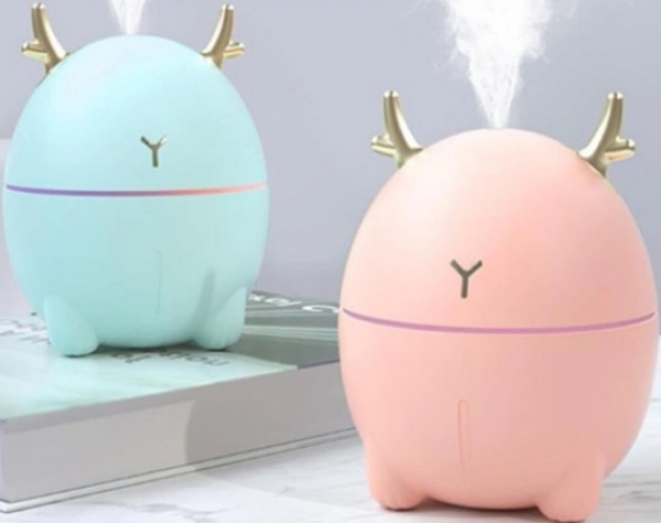Mergetech Cute Deer Humidifier Pembe Hava Nemlendirici