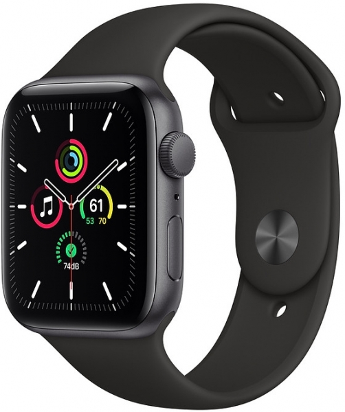 Apple Watch SE 44mm Alüminyum Kasa ve Spor Kordon Akıllı Saat