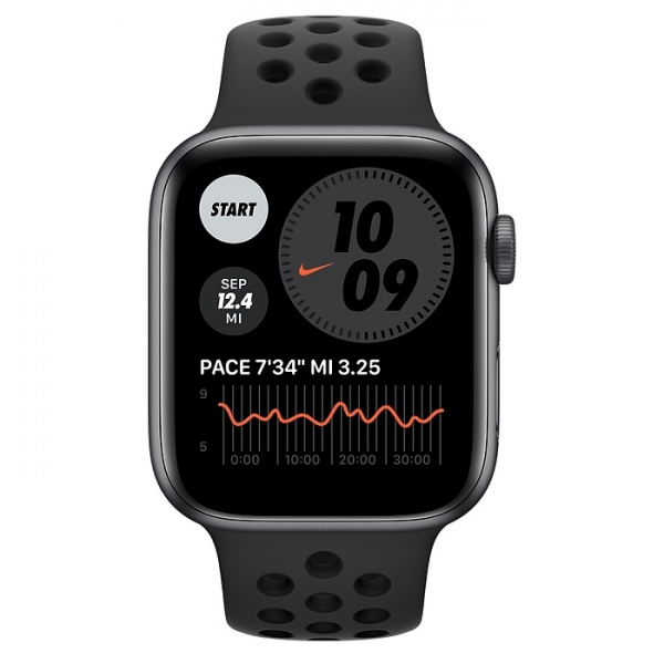 Apple Watch Nike SE (44mm) Uzay Grisi Alüminyum Kasa ve Nike Spor Kordon Akıllı Saat