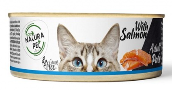 Eco Natura Pet Yetişkin Somonlu 80 gr Kedi Maması