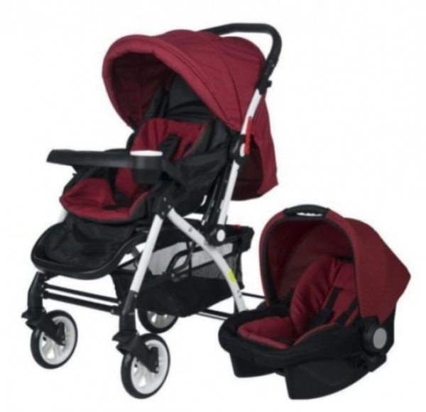 4 Baby AB-320 Active Beyaz Şase Travel Sistem Bebek Arabası (Travel Sistem)