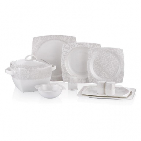 Neva Rose Chocolate Premium Portre N2767 60 Parça Yemek Takımı