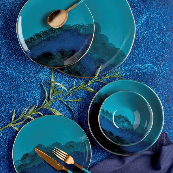 Neva Mentol Dream N2802 24 Parça Yemek Takımı
