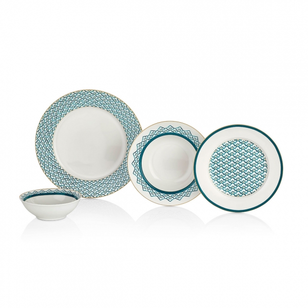 Neva Mentol N2636 24 Parça Yemek Takımı