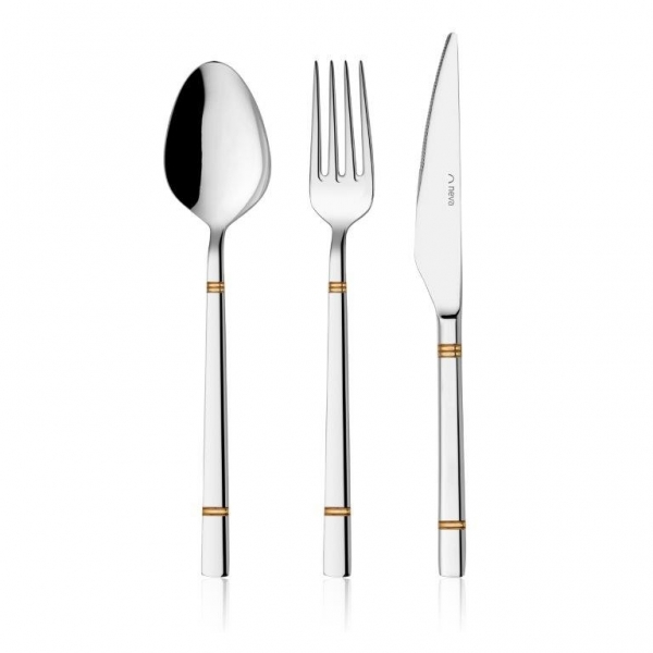 Neva N2794 Daydream Gold 84 Parça Çatal Kaşık Bıçak Takımı