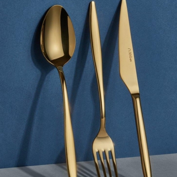 Neva N2861 Velvet Gold 84 Parça Çatal Kaşık Bıçak Takımı