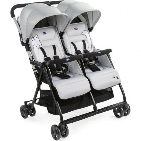 Chicco Ohlala 2 Twin Silver Cat Bebek Arabası