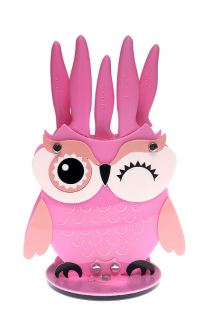 Rooc Pembe Baykuş Standlı Bıçak Seti 6 Parça
