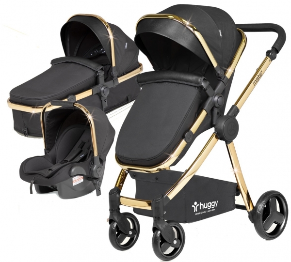 Huggy Mate Chrome Luxury Travel Sistem Bebek Arabası