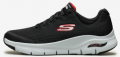Skechers Arch Fit (232040-BKRD) Erkek Spor Ayakkabı