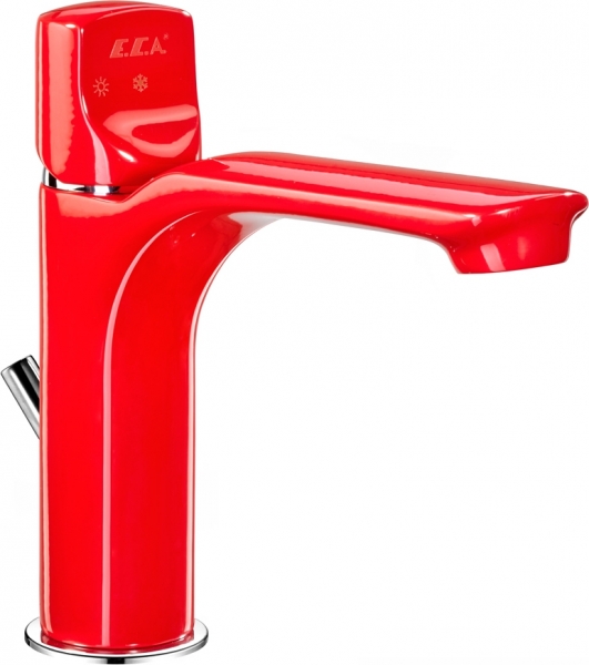 E.C.A. Myra Kumandalı 104388011 Lavabo Bataryası (Kırmızı)