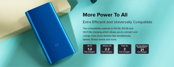 Xiaomi Mi 3 PLM13ZM 10000 mAh Powerbank