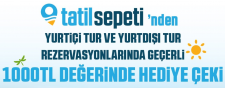 Tatil Sepeti 1000 TL Hediye Kartı resim