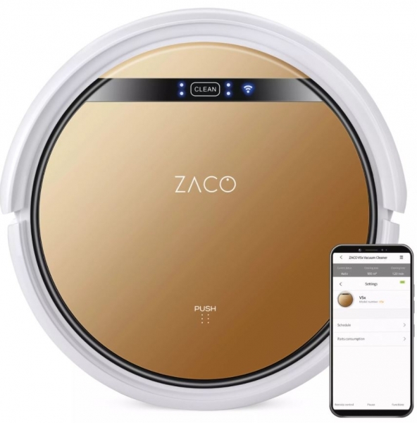 Zaco V5X Robot Süpürge+Mop
