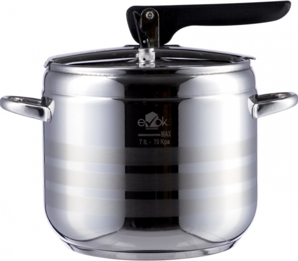 Evoks Inox Düdüklü Tencere (7 Litre)