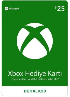 Microsoft Xbox 25 TL Hediye Kartı