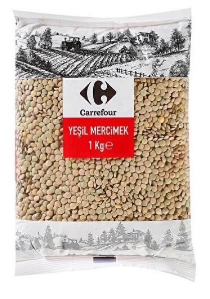 Carrefour Yeşil Mercimek 1 kg