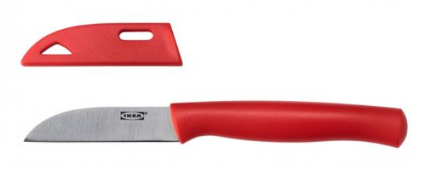 Ikea Skalad Soyma Bıçağı 7 cm (Kırmızı)
