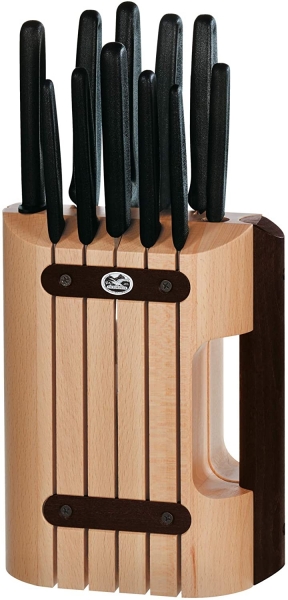 Victorinox VT 5.1153.11 Ahşap Standlı Bıçak Seti 12 Parça